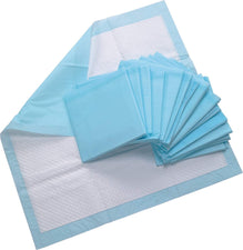 Blue hospital pads