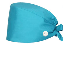 Teal head cap