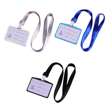 Aluminium badge holder with Lanyard