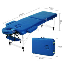 Aluminium portable massage bed