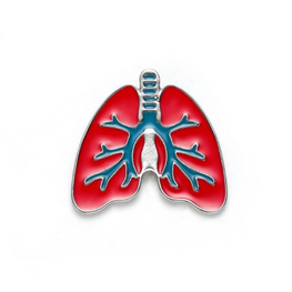 Colored Lungs pin