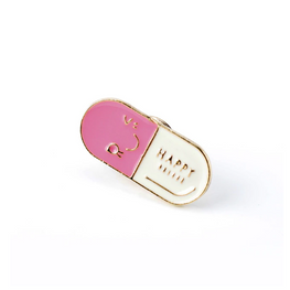 Pink pill pin